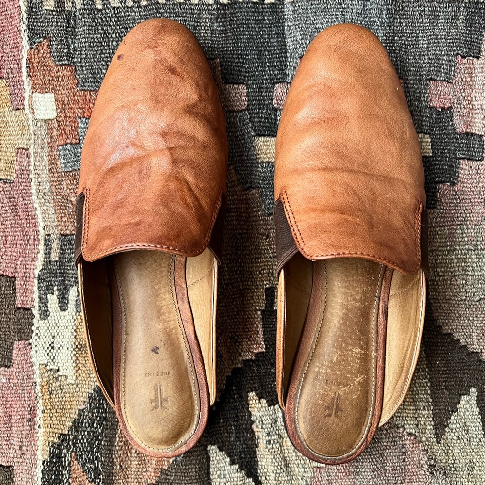 Frye Leather Mules